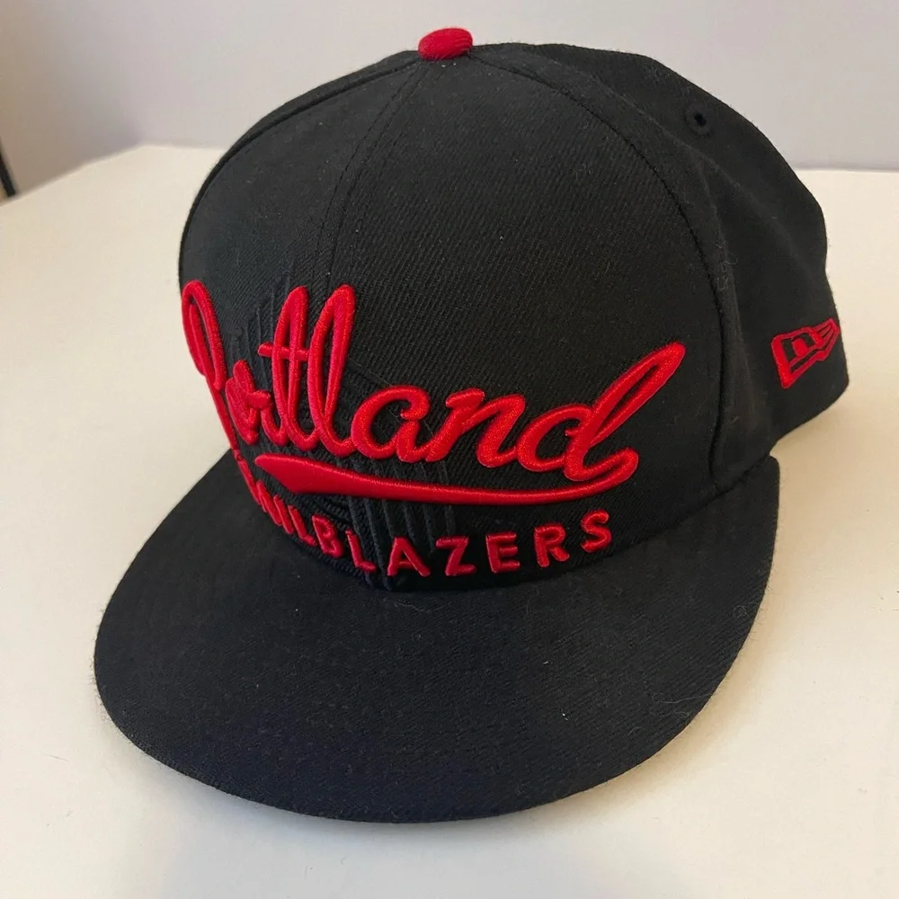 Portland Trail Blazers Wool Baseball Cap 7 5/8 New Era